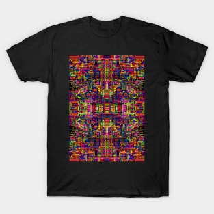 Psychedelic Abstract colourful work 256 T-Shirt